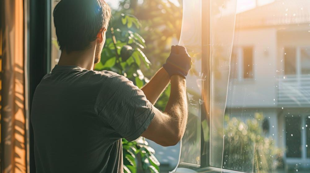 Pose de films solaires sur vitres et verrières 